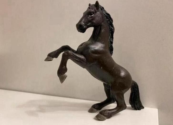 Schleich Morgan Hengst Zwart ~ 13235, Verzamelen, Dierenverzamelingen, Beeldje of Figuurtje, Paard, Ophalen of Verzenden