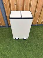 Dubbele pedaalemmer, Huis en Inrichting, Woonaccessoires | Prullenbakken, Ophalen of Verzenden, Zo goed als nieuw, Metaal, Minder dan 50 cm