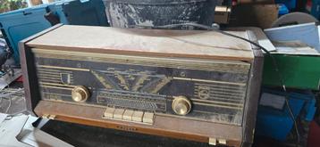 Oude Philips buizenradio - Reparatie FM nodig beschikbaar voor biedingen