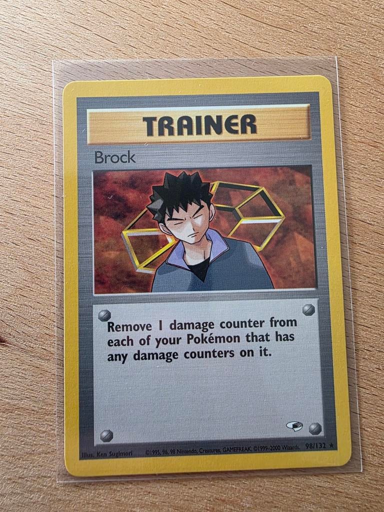 Brock Trainer Kaart - Gym Heroes 98/132, Ophalen of Verzenden, Zo goed als nieuw