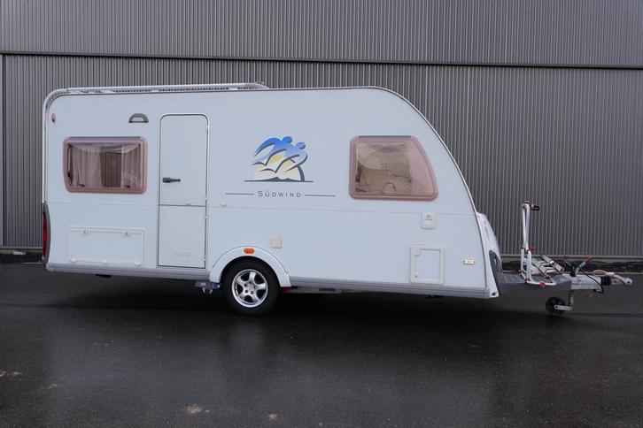 Knaus Sudwind 450, Topstaat, Mover, Fietsenrek, Voortent, Caravans en Kamperen, Caravans, Bedrijf, tot en met 4, 750 - 1000 kg