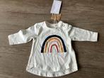 Name it wit thirt met regenbogen lange mouwen maat 56, Kinderen en Baby's, Babykleding | Maat 56, Nieuw, Shirtje of Longsleeve