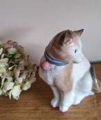 Nao by Lladro verzamelbeeldje: kat, geëmailleerd porselein, Verzenden, Zo goed als nieuw, Dier