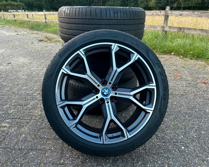 BMW X5 G05 X6 G06 21 inch style 741M breedset Pirelli P ZERO, Auto-onderdelen, Banden en Velgen, Banden en Velgen, Zomerbanden