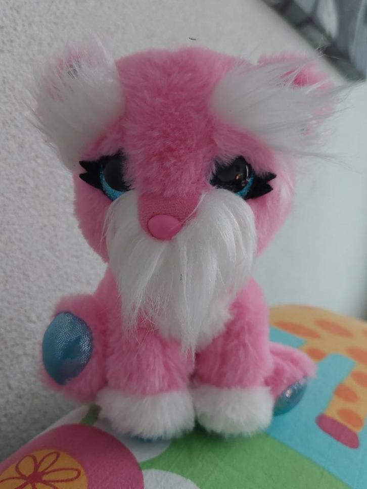 Zuru Schattig Roze Pluche Dier met geluid, Kinderen en Baby's, Speelgoed | Knuffels en Pluche, Zo goed als nieuw, Overige typen