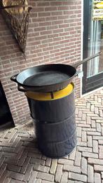 bbq gietijzeren braadpan party pan  reuze pan braderie pan, Ophalen of Verzenden, Zo goed als nieuw