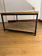 Salontafel mangohout 80x80cm, Huis en Inrichting, Tafels | Sidetables, Ophalen, 50 tot 100 cm, Rond, Zo goed als nieuw