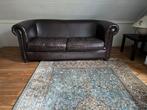 Bankje leer, Huis en Inrichting, Ophalen, 150 tot 200 cm, Tweepersoons, Zo goed als nieuw