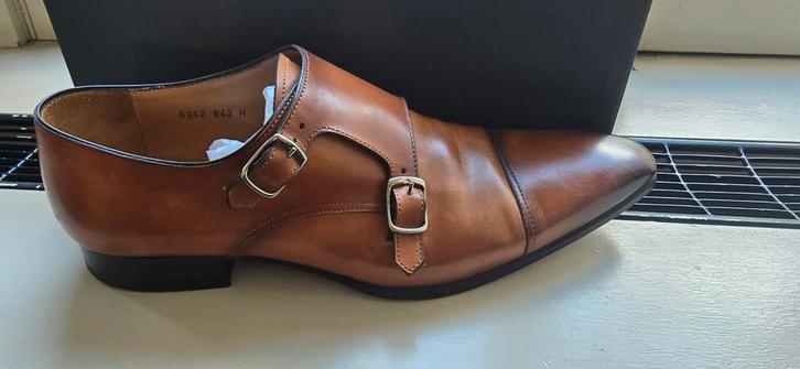 Carlos Santos Schoenen Maat 43 (9), Kleding | Heren, Schoenen, Zo goed als nieuw, Gespschoenen, Bruin, Ophalen of Verzenden