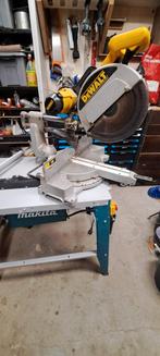 makita zaagtafel en dewalt afkortzaag, Doe-het-zelf en Verbouw, Gereedschap | Zaagmachines, Ophalen, Gebruikt, 70 mm of meer, Afkortzaag