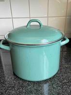 Emaille Soeppan Stamppotpan 24cm 8l Inductie en gas, Overige materialen, Gebruikt, Ophalen of Verzenden, Keramische plaat