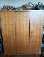 Vintage Scandinavische kledingkast linnenkast, Huis en Inrichting, Kasten | Kledingkasten, Ophalen, Met hangruimte, Zo goed als nieuw