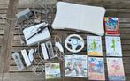 Zeer complete Wii set incl. accessoires, Met 2 controllers, Met games, Zo goed als nieuw, Ophalen