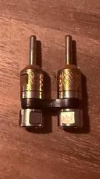 Cardas CABD  spade naar banana adapter, Audio, Tv en Foto, Audiokabels en Televisiekabels, Ophalen, Minder dan 2 meter, Luidsprekerkabel