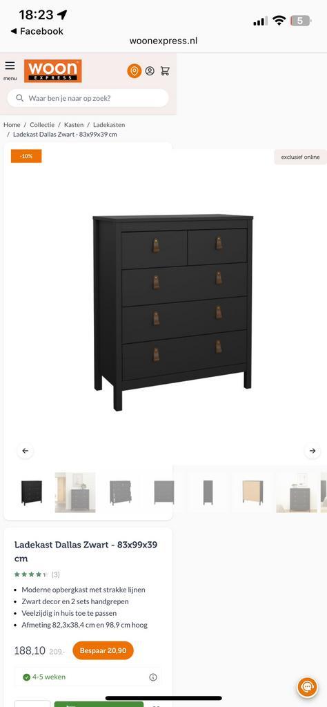 Stoer kastje te koop, Huis en Inrichting, Kasten | Lockerkasten, Gebruikt, Ophalen