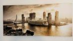 Rotterdam op canvas - Sepia, Ophalen, 50 tot 75 cm, 100 tot 125 cm, Print