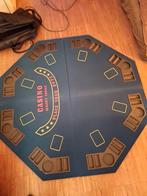 Portable poker tafelblad., Hobby en Vrije tijd, Gezelschapsspellen | Kaartspellen, Ophalen, Zo goed als nieuw