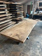 Boomstamtafel 220 x 100 x 8cm (53), 100 tot 150 cm, 200 cm of meer, Ophalen of Verzenden, Zo goed als nieuw