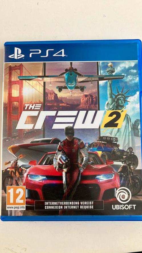 The Crew 2 PS4, Spelcomputers en Games, Games | Sony PlayStation 4, Zo goed als nieuw, Racen en Vliegen, 1 speler, Vanaf 12 jaar