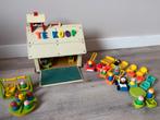 Vintage Fisher Price Schooltje met Accessoires, Ophalen