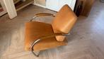 Gelderland 5470 lederen fauteuil design Jan des Bouvrie., Huis en Inrichting, Metaal, Design, 75 tot 100 cm, Ophalen of Verzenden