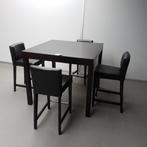 Ikea Bjursta bartafel met 3 krukken, Huis en Inrichting, Tafels | Eettafels, Ophalen, Gebruikt, Vierkant, Vier personen