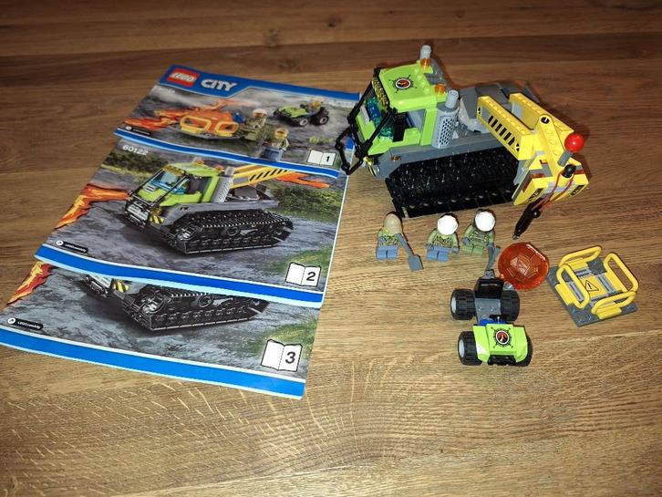 Lego City 60122 Vulkaan crawler, Kinderen en Baby's, Speelgoed | Duplo en Lego, Gebruikt, Lego, Complete set, Ophalen of Verzenden