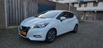 Nissan Micra 1.0 Ig-t 100pk 2019 Wit, Auto's, Voorwielaandrijving, Stof, 40 €/maand, USB