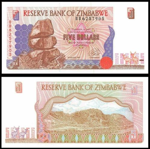 Zimbabwe 1994/2003, complete serie van 8 biljetten (UNC), Postzegels en Munten, Bankbiljetten | Afrika, Setje, Zimbabwe, Verzenden