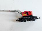 Modeltrein N spoor  wagon kraan, Hobby en Vrije tijd, Modeltreinen | N-Spoor, Gelijkstroom, Wagon, Ophalen of Verzenden, Zo goed als nieuw
