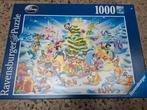 Disney Kerstpuzzel, Hobby en Vrije tijd, Denksport en Puzzels, Ophalen of Verzenden, 500 t/m 1500 stukjes, Zo goed als nieuw