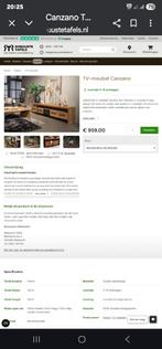 Canzano tv meubel, Ophalen, 150 tot 200 cm, Zo goed als nieuw, Minder dan 100 cm