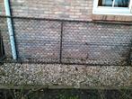 Groot ijzeren hek met gaas, Tuin en Terras, Tuinhekken en Hekwerk, Ophalen, IJzer