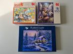 3 puzzels Katten, Fee en Winterhuis Jumbo & Bluebird, Ophalen of Verzenden, 500 t/m 1500 stukjes, Zo goed als nieuw