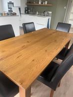 Eettafel met 6 stoelen, Ophalen, Gebruikt, 4 tot 6 stoelen