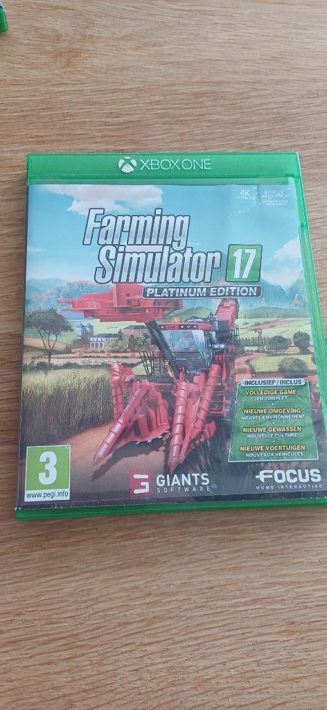 Farming Simulator 17 voor XBOX ONE, Spelcomputers en Games, Games | Xbox One, Zo goed als nieuw, Simulatie, 1 speler, Vanaf 3 jaar