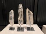 3 Grote Kwartskristallen uit Brazilië, Ophalen of Verzenden, Mineraal