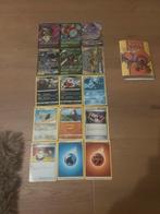 Pokémon kaarten + map, Ophalen of Verzenden, Gebruikt, Meerdere kaarten