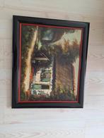 Schilderij: Landelijk Huis met Tuin, Ophalen of Verzenden