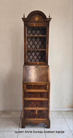 Antieke Queen Anne Bureau Boekenkast, Ophalen