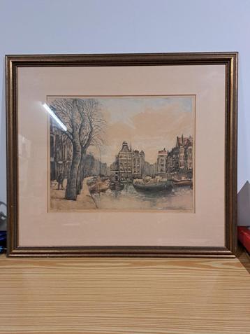 Ets Rotterdam voor de oorlog, Zeldzaam! Jan Sirks 1885 -1938 beschikbaar voor biedingen