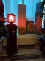 Orgineel maritieme scheeps lantaarn scheepslamp op voet, Ophalen, Zo goed als nieuw, Motorboot of Zeilboot