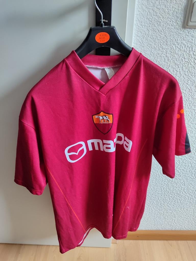 AS Roma Totti voetbalshirt - Gedragen, Ophalen of Verzenden, Gedragen, Rood