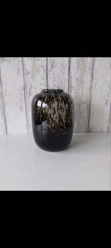 Vase the world Kara Cheetah Grey 29 x 21 cm sale Nieuw