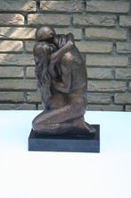 Zeer mooie grote oud romantsch beeld, Antiek en Kunst, Kunst | Beelden en Houtsnijwerken, Ophalen of Verzenden