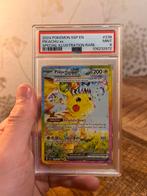 Pokemon TCG - Pikachu EX #238 PSA 9 (Surging Sparks), Ophalen of Verzenden, Zo goed als nieuw, Losse kaart, Foil