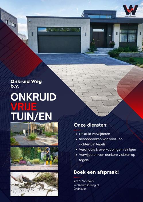 Onkruid verwijderen & tegelreiniging–Uw tuin weer als nieuw!, Tuin en Terras, Tuinhekken en Hekwerk, Nieuw, Gaashekwerk, IJzer