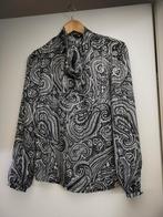 Elegante blouse met paisley print XS Cavallaro Napoli, Zwart, Cavallaro Napoli, Ophalen of Verzenden, Zo goed als nieuw
