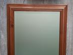 geslepen spiegel in houten lijst, 100 tot 150 cm, Gebruikt, Rechthoekig, 50 tot 75 cm