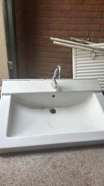 Wastafel 80 cm met koudwater kraan, Huis en Inrichting, Ophalen, 50 tot 100 cm, Zo goed als nieuw, Minder dan 100 cm